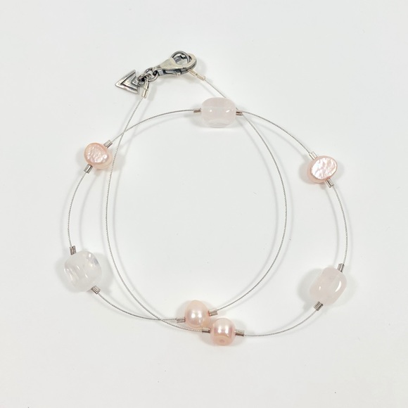 Brand New Silpada Sterling Silver Pink Pearl Necklace - Picture 2 of 8